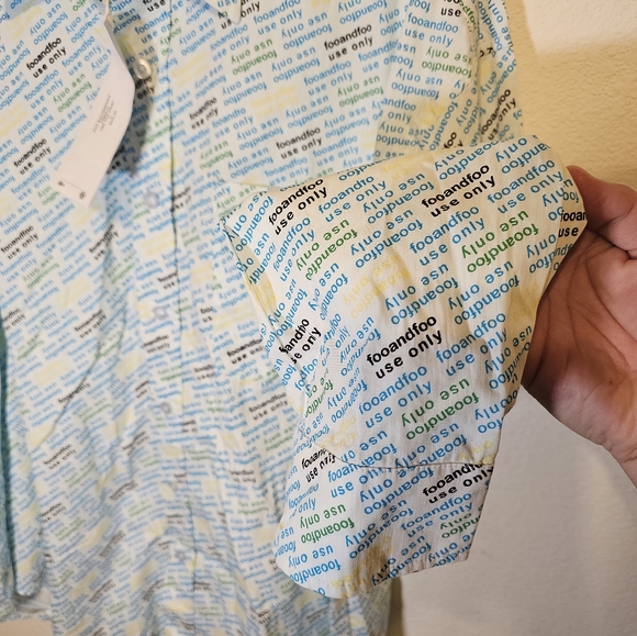 Foo and foo/fooandfoo use only mens button-down long sleeve - large - Picture 10 of 15